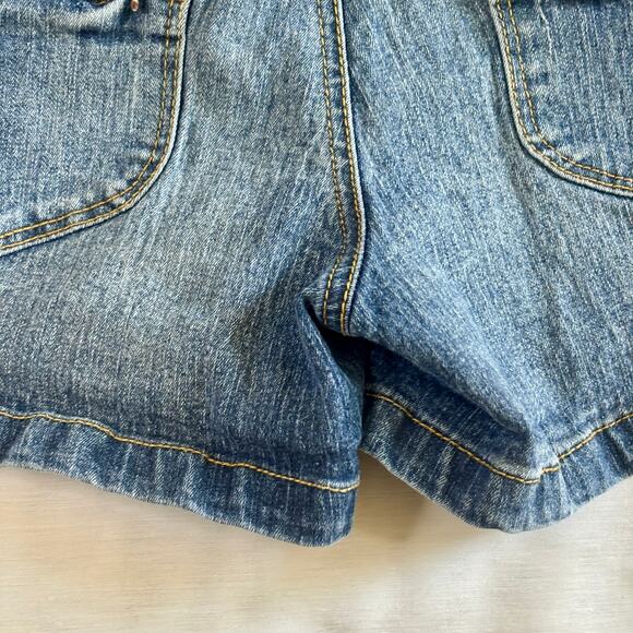 Vintage Y2K Deb Denim Jean Short Shorts Low Rise Size Size 11 Cotton Blend - Picture 11 of 14